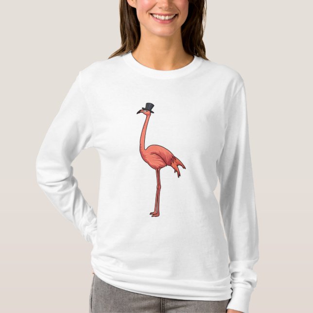 Camiseta Flamingo con Gorra (Anverso)