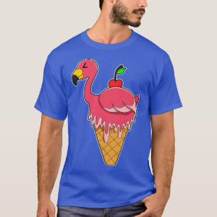 Camiseta Flamingo con helado Waffle Apple