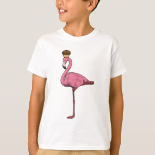 Camiseta Flamingo con Muffin