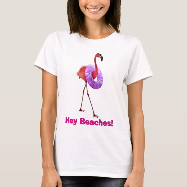 Camiseta Flamingo Con Tubo Interior (Anverso)