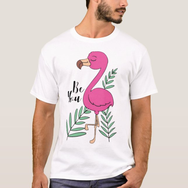 Camiseta Flamingo cutáneo (Anverso)