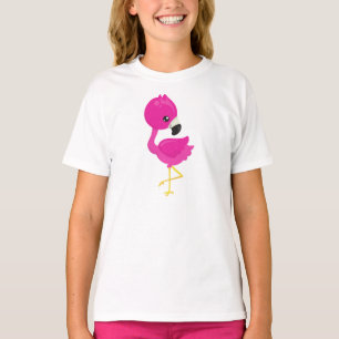 Camiseta Flamingo Cute, Flamingo Rosa, Flamingo Infantil, A