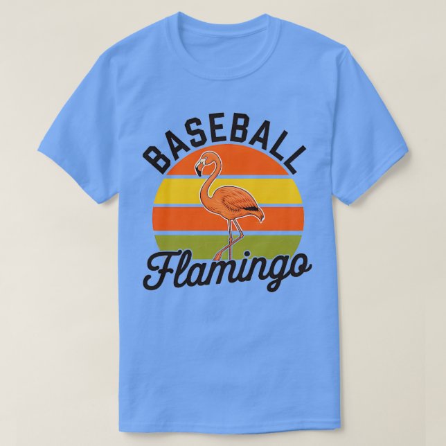 Camiseta Flamingo de Béisbol (Diseño del anverso)