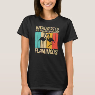 Camiseta Flamingo De Cuta Para Hombres Mujeres Flamingo