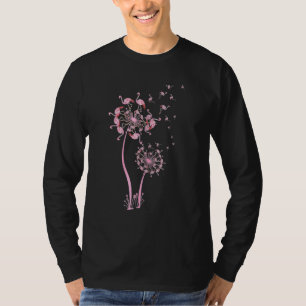 Camiseta Flamingo De Flor De Dandelion Para El Flamingo Cut