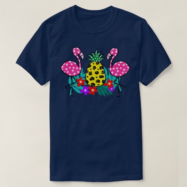 Camiseta Flamingo de VERANO (Diseño del anverso)