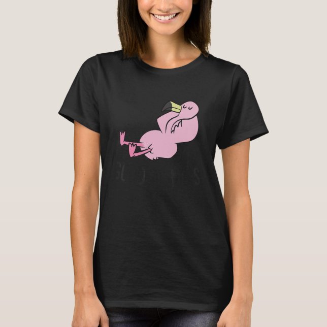 Camiseta Flamingo Durmiente Bien En Las Napas Flamingo (Anverso)