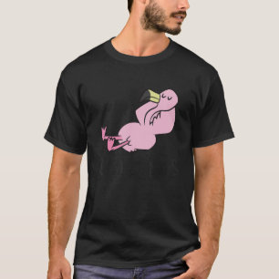 Camiseta Flamingo Durmiente Bien En Las Napas Flamingo