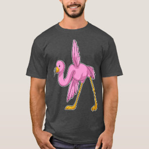 Camiseta Flamingo en ejercicio de Stretching de Yoga