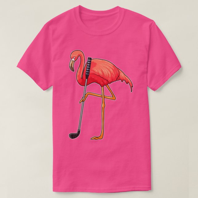 Camiseta Flamingo en el club de golf (Diseño del anverso)