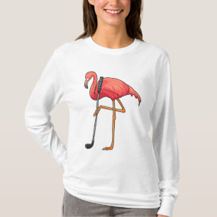 Camiseta Flamingo en el club de golf