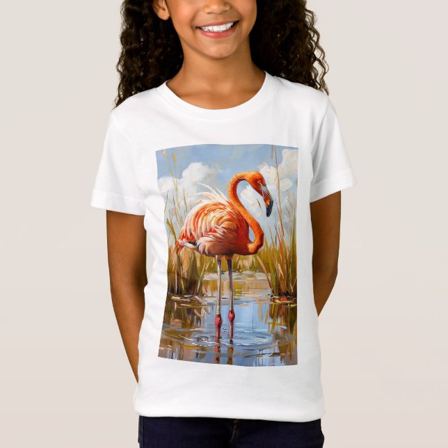 Camiseta Flamingo en el salvaje (Anverso)