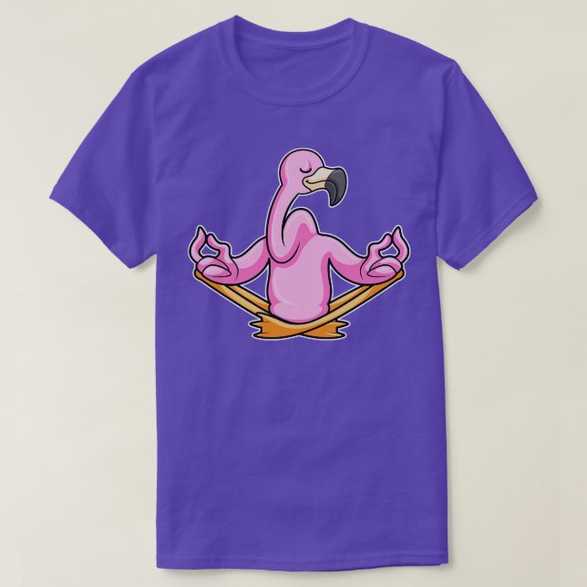Camiseta Flamingo en el Yoga en una encrucijada (Diseño del anverso)