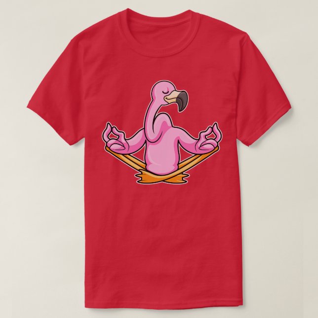 Camiseta Flamingo en el Yoga en una encrucijada (Diseño del anverso)