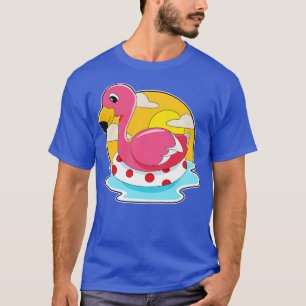 Camiseta Flamingo en Natación con Vida