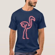 Flamingo en rosa neón