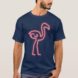 Camiseta Flamingo en rosa neón