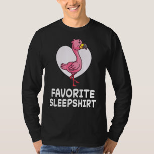 Camiseta Flamingo Flamingos Bats Nap Dormir Pajamas