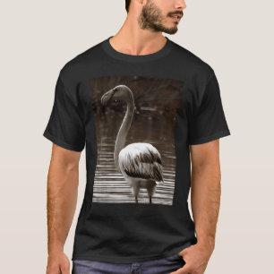 Camiseta Flamingo Fledgling Waterfowl Art
