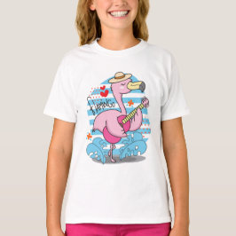 Camiseta Flamingo Funny Cute Chica