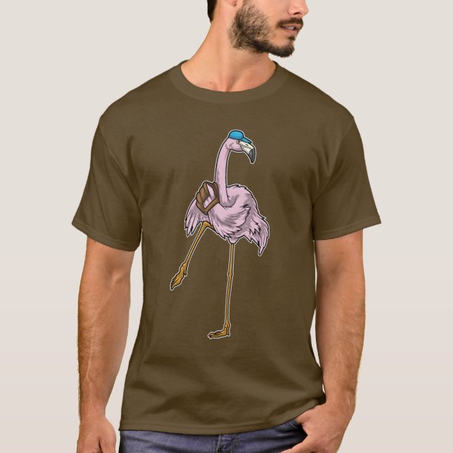 Camiseta Flamingo Glove Béisbol (Anverso)