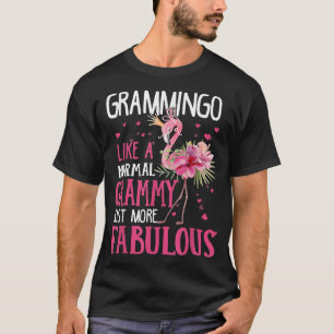 Camiseta Flamingo Grammingo como Grammy Funny Gran