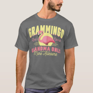 Camiseta Flamingo Grammingo como una abuela normal Fu