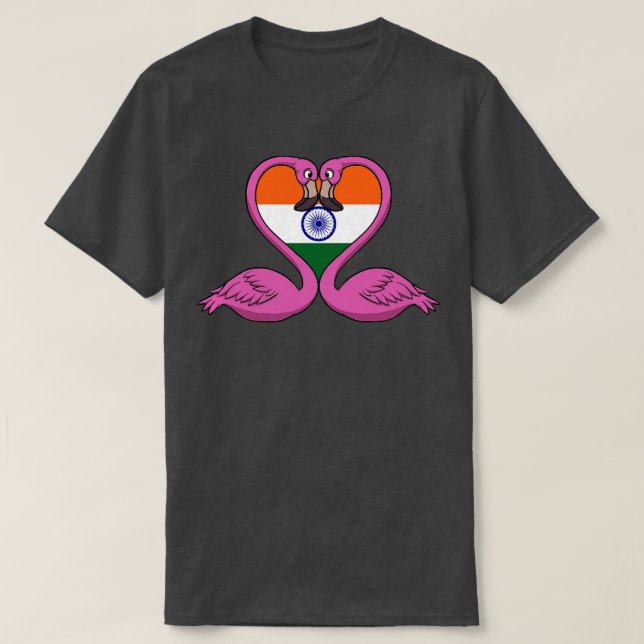 Camiseta Flamingo India (Diseño del anverso)