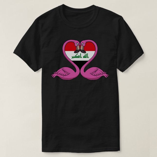 Camiseta Flamingo Iraq (Diseño del anverso)