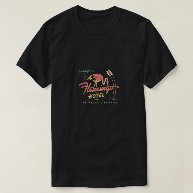 Camiseta Flamingo Las Vegas Hotel Casino Retro Vintage (Diseño del anverso)