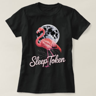 Camiseta Flamingo Moon Vibes | Arte inspirado en símbolo de
