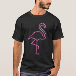 Camiseta Flamingo Novedad rosa brillante Fun Bird Flamingoe