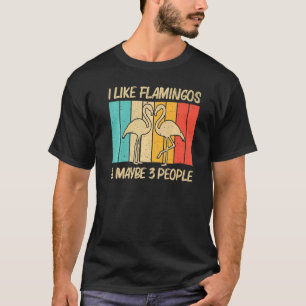 Camiseta Flamingo para hombres mujeres Flamencos rosados Vi