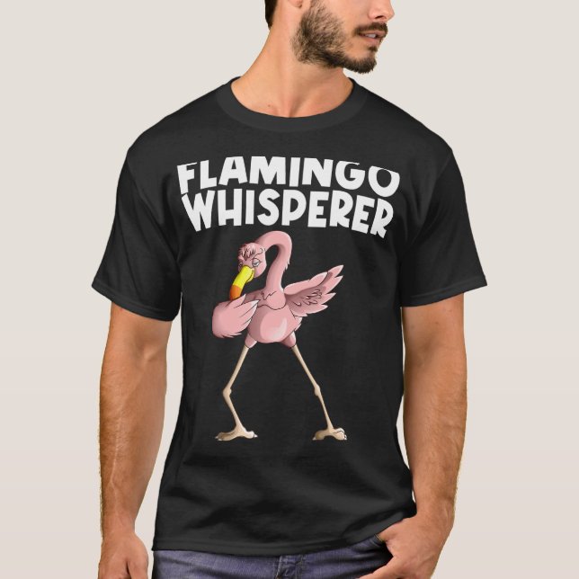 Camiseta Flamingo Para Hombres Mujeres Niños Flamingo Bird (Anverso)