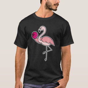 Camiseta Flamingo Pink Bowling Ball Bowl