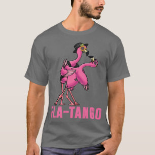 Camiseta Flamingo Puns Slang Fla-tango Fun Flamingo Bailand