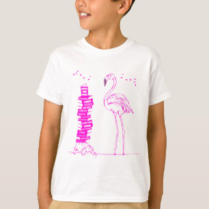 Camiseta Flamingo Reading