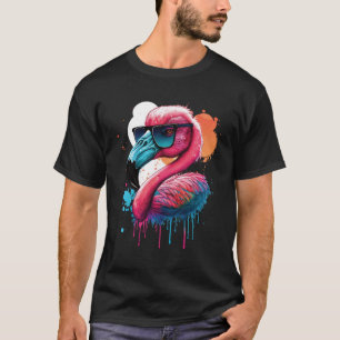 Camiseta Flamingo Realista Flamingo