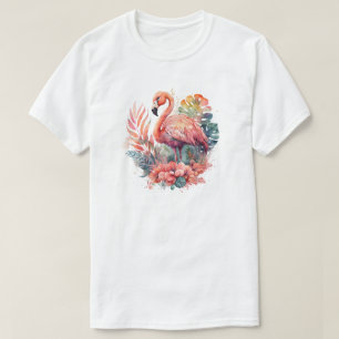 Camiseta Flamingo Rosa