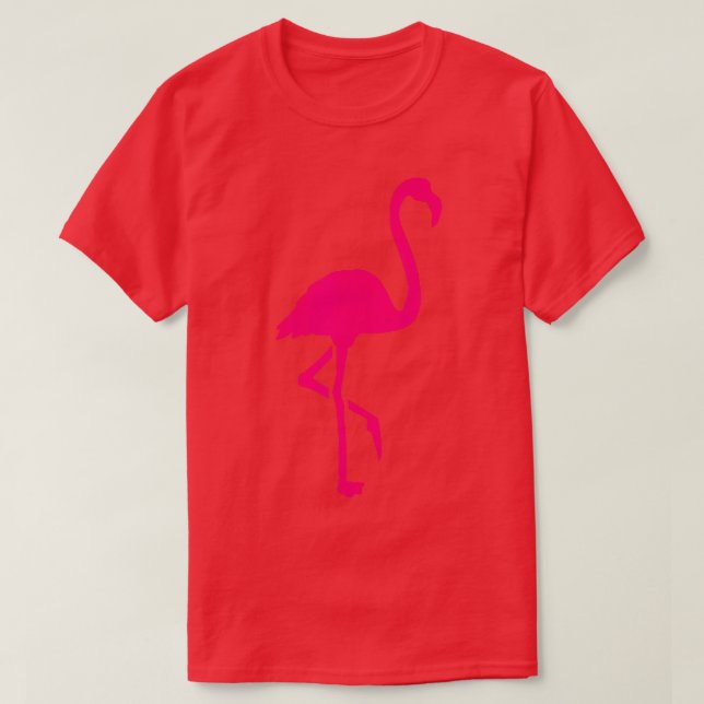 Camiseta Flamingo rosa (Diseño del anverso)