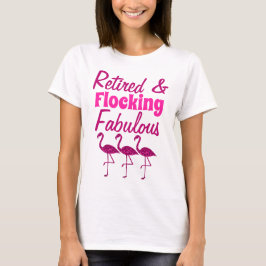 Camiseta Flamingo rosa brillante fabuloso