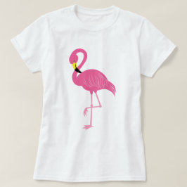 Camiseta Flamingo rosa caliente