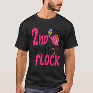 Camiseta Flamingo Rosa de 2º Grado De Regreso A Niños Escol