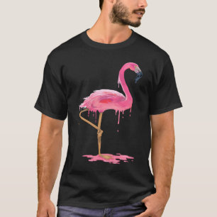 Camiseta Flamingo rosa de fusión para mujeres o hombres me 