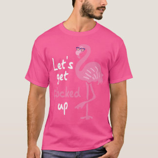 Camiseta Flamingo rosa divertido vamos a ser encerrados