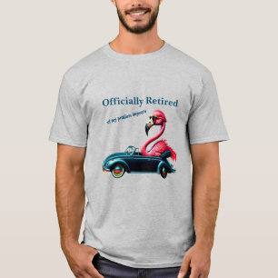 Camiseta Flamingo rosa oficialmente retirado en convertible