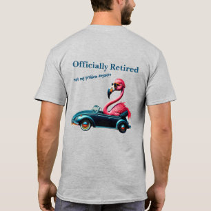 Camiseta Flamingo rosa oficialmente retirado en convertible