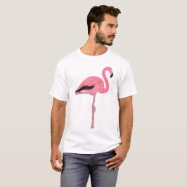 Camiseta Flamingo rosa purpurina