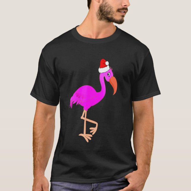 Camiseta Flamingo Santa (Anverso)
