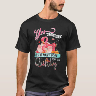 Camiseta Flamingo Sí Tengo Un Plan De Jubilación En El Que 
